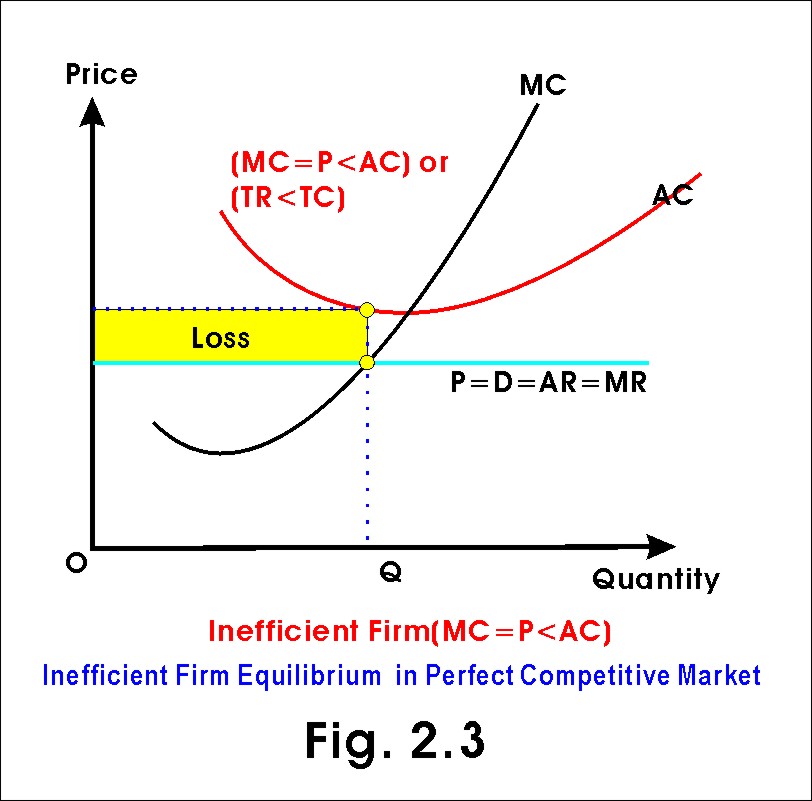 inefficient firm